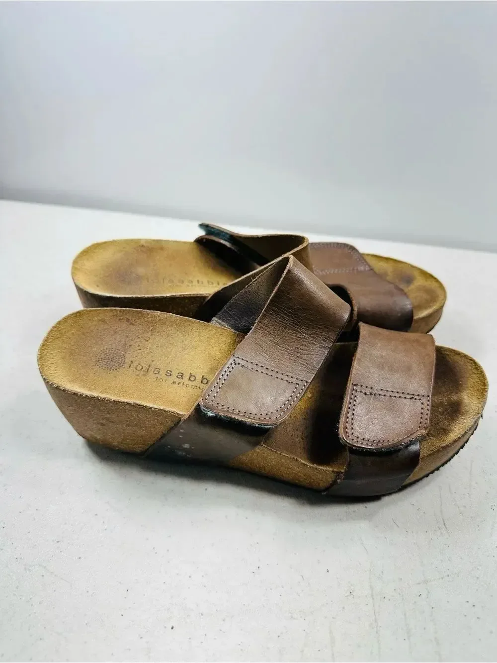 Lola Sabbia Womens Liat Brown Sandals EUR 36-6
